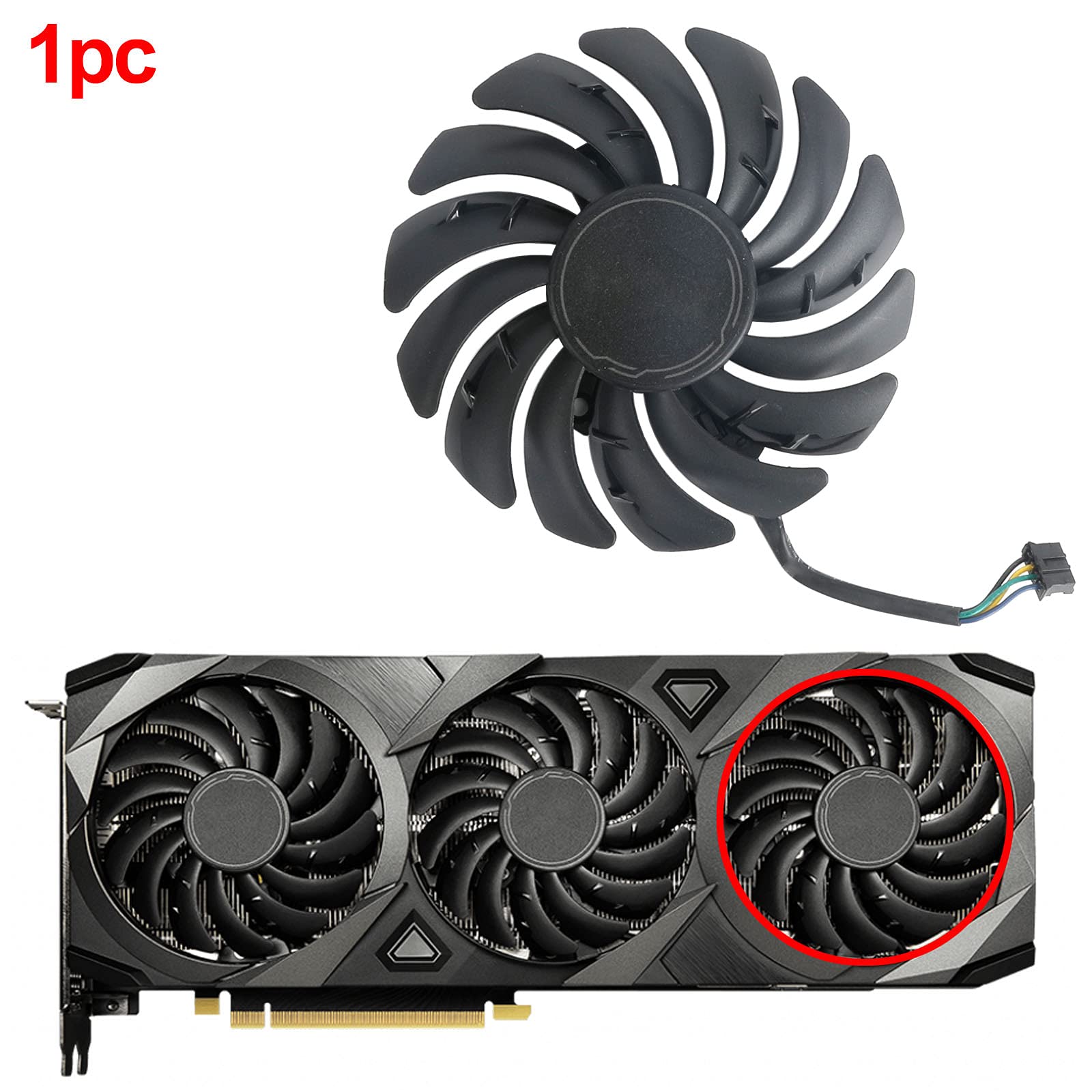 Amazon.com: inRobert PLD09210B12HH 85mm RTX3070 RTX3080